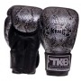 Рукавички боксерські шкіряні Super Snake TKBGSS-02 Top King Boxing 8oz Чорно-срібний (37551023)