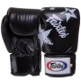 Рукавички боксерські шкіряні FAIRTEX BGV1N NATION PRINT 14 унцій чорний