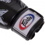 Рукавички боксерські шкіряні FAIRTEX BGV1N NATION PRINT 14 унцій чорний