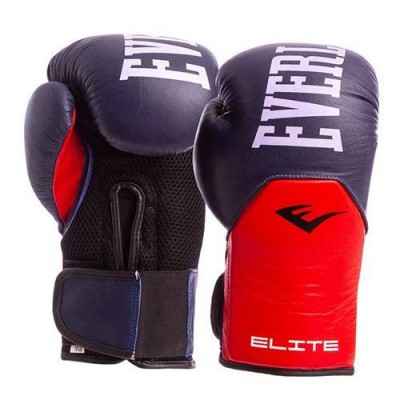 Рукавички боксерські Everlast MA-6757 12oz Темно-синій-червоний (37429432)