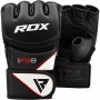 Рукавички для ММА RDX Rex Leather Black р. M