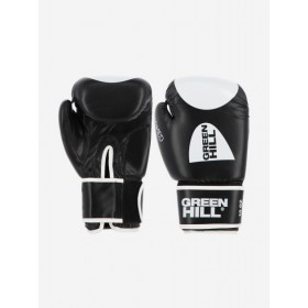 Рукавички боксерські Green Hill 'HAMED' 12 унцій Чорні