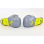 Рукавички для боксу та єдиноборств Everlast Pro Elite Style шкіряні 5228 Grey-Yellow 10 унцій