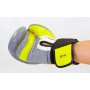 Рукавички для боксу та єдиноборств Everlast Pro Elite Style шкіряні 5228 Grey-Yellow 10 унцій