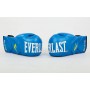 Рукавички для боксу та єдиноборств EVERLAST шкіряні 6758 Blue-White 12 унцій