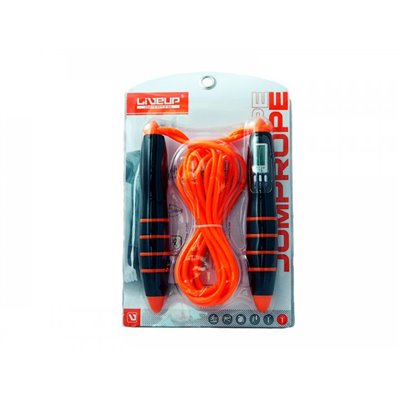 Скакалка з електронним лічильником LiveUp PVC CABLE JUMPROPE, LS3128