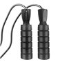 Скакалка швидкісна з протиковзкими ручками Premium Jump Rope 2488 4yourhealth Чорний (56576027)