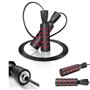 Скакалка швидкісна з протиковзкими ручками Premium Jump Rope 2471 4yourhealth Чорно-червоний (56576026)