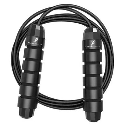 Скакалка швидкісна з протиковзкими ручками Premium Skip Rope 0149 4yourhealth Чорний (56576028)