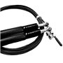 Скакалка швидкісна 4yourhealth Jump Rope Premium 3м металева на підшипниках 0217 Чорна