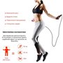 Скакалка швидкісна 4yourhealth Jump Rope Premium 3м металева на підшипниках 0217 Чорна