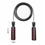 Скакалка швидкісна з протиковзкими ручками 4yourhealth 2.5m. Premium Jump Rope 2471 Чорно-Червона