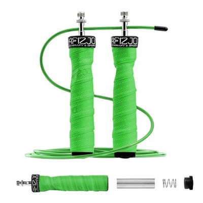 Швидкісна скакалка для кросфіту 4FIZJO Speed ​​Rope зелений PRO+ 4FJ0249