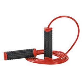 Скакалка LivePro PVC JUMPROPE червоний 275x0.6см LP8286
