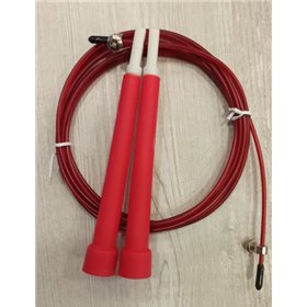 Скакалка для кросфіту червона 3м, Cima, ручка PVC