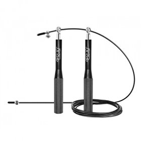 Скакалка швидкісна для кросфіту 4FIZJO Speed ​​Rope 4FJ1158 Black