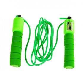 Спортивная скакалка со счетчиком, салатовый