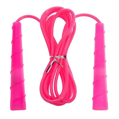 Скакалка з PVC джгутом Zelart Sport Sprinter 3513 довжина 2,55 м Pink