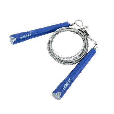 Скакалка швидкісна LiveUp Cable Jumprope 3 м Blue (LS3114)