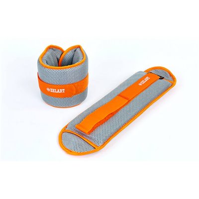 Обтяжувачі-манжети FI-7210-1 водонепроникні 2x0.5кг gray/orange