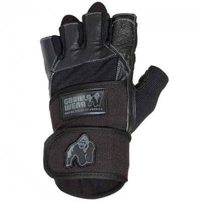 Рукавички Gorilla Wear Dallas Wrist Wrap Gloves L Black (4384301925)