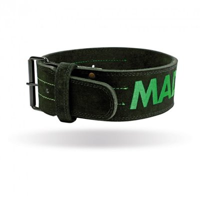 Пояс для важкої атлетики MAD MAX MFB 301, Green/Black M