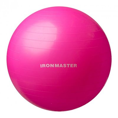 М'яч фітнес D65см IronMaster (900 г) рожевий IR97402-65