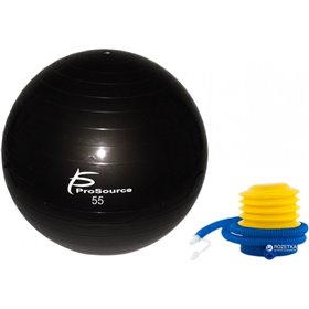 М'яч для фітнесу, фітбол ProSource Stability Exercise Ball 55 см (PS-2205-black), чорний