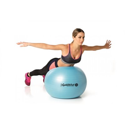 М'яч 65 см Gymnastik Ball Maxafe блакитний Ledragomma L 54