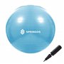 М'яч для фітнесу (фітбол) Springos 55 см Anti-Burst FB0006 Sky Blue