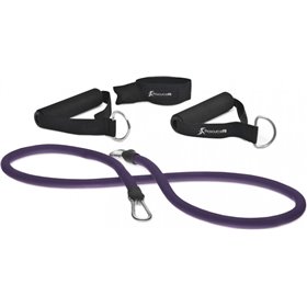 Амортизатор трубчастий ProSource Single Stackble Resistance Band від 9кг до 14кг (фіолетовий)