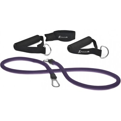 Амортизатор трубчастий ProSource Single Stackble Resistance Band від 9кг до 14кг (фіолетовий)