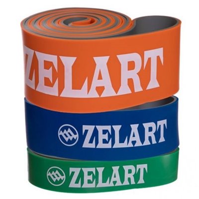 Набір еспандери-петлі для підтягування ZELART POWER BANDS жорсткість M-L-XL (FI-0911)