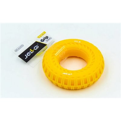 Еспандер кистьовий Кільце 40LB JELLO JLA470-40LB Yellow (PS00978)