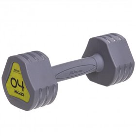 Гантель TPU Zelart TA-2678-4 (1шт, 4кг, сірий колір)
