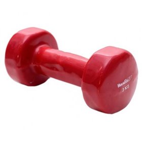 Гантель HSF з вініловим покриттям 3 кг (D086/DD6948-3)