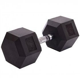 Гантель цілісна шестигранна SP-Planeta SC-80075-27,5, (1шт 27,5 кг)