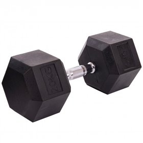 Гантель цілісна шестигранна SP-Planeta LN-1205-20 (1шт 20кг)