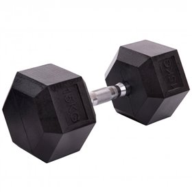 Гантель цільна шестигранна SP-Planeta SC-80075-15 (1шт, 15кг)