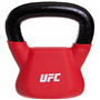Гантель/гиря Гиря сталева з вініловим покриттям UFC UHA-69694 вага 8кг червоний (IN07247)