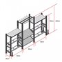 Стелаж модульний для інвентарю кроссфіт TA-0922 STORAGE RACK (PS01749)