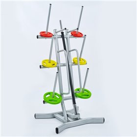 Підставка (стійка) для штанг фітнес памп TA-8214 Silver (PS01741)