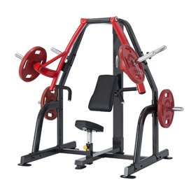Тренажер для зміцнення грудних м'язів Steelflex Plateload Line PSDP - Black-Red