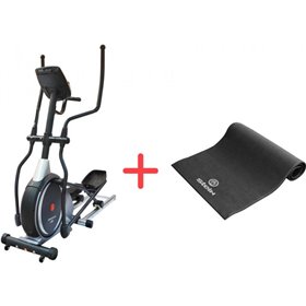 Орбітрек FitLogic BK8731TP + Захисний килимок для кардіотренажера Stein 180х90х0.6 см