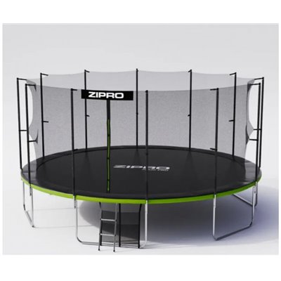 Батут Zipro 496 см із внутрішньою захисною сіткою Jump Pro 16FT