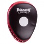 Лапа Вигнута для боксу та єдиноборств BOXER 2010-01 19х23х4см 2шт (червона)