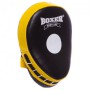 Лапа Вигнута для боксу та єдиноборств BOXER 2012-01 еліт 23х19х4, 5см 2шт (жовта)