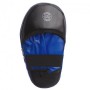 Лапа пряма подовжена шкіряна (2шт) Boxer Heroe 2006-01 розмір 38х18х4, 5см Black-Blue