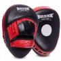 Лапа Вигнута для боксу та єдиноборств BOXER 2012-01 Колір: Чорний-червоний Розмір: 23 x 19 x 4,5 см Комплектація: 2 шт.