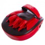 Лапа вигнута шкіряна (2шт) Boxer Heroe 2010-01 розмір 19х23х4см Black-Red